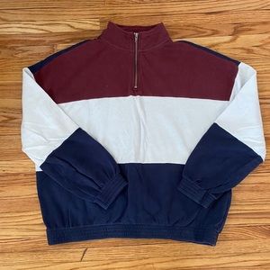 Oversized Quarter zip